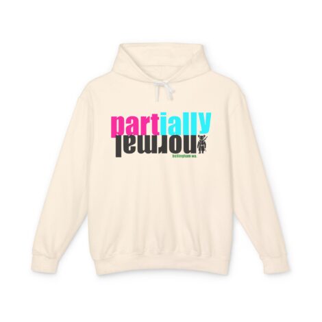 ‘partially normal’ Graphic Hoodie — Retro Danger Rat Band Logo Pullover